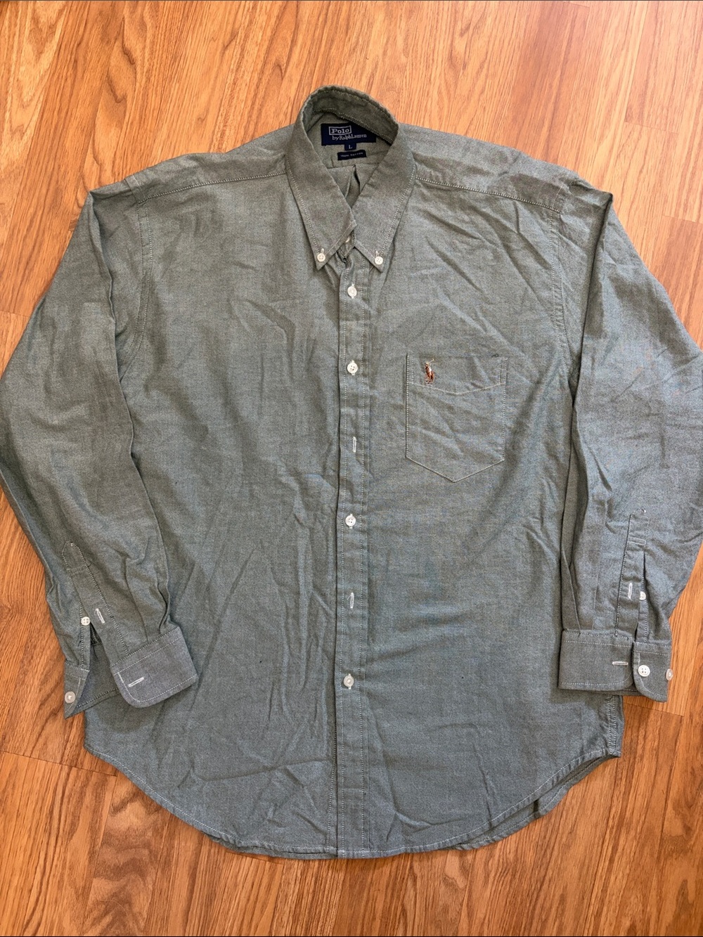 Polo by Ralph Lauren Olive Green Button-Down Shirt